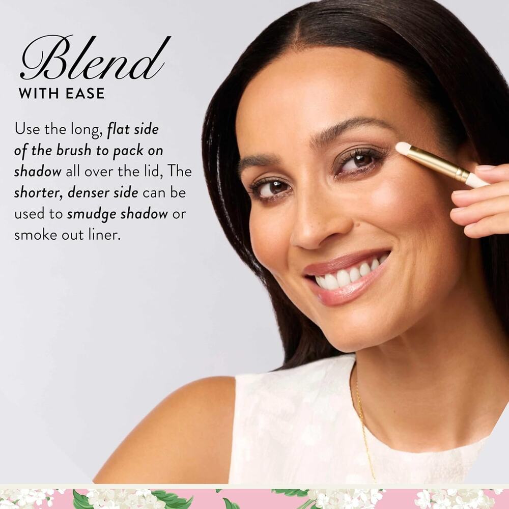 Laura Geller Dual-Ended Eyeshadow Brush Limited Edition Draper James Design - Picture 3 of 8